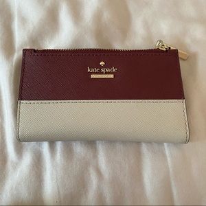 Burgundy Kate Spade Wallet
